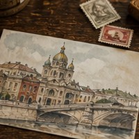 Эскиз открытки 